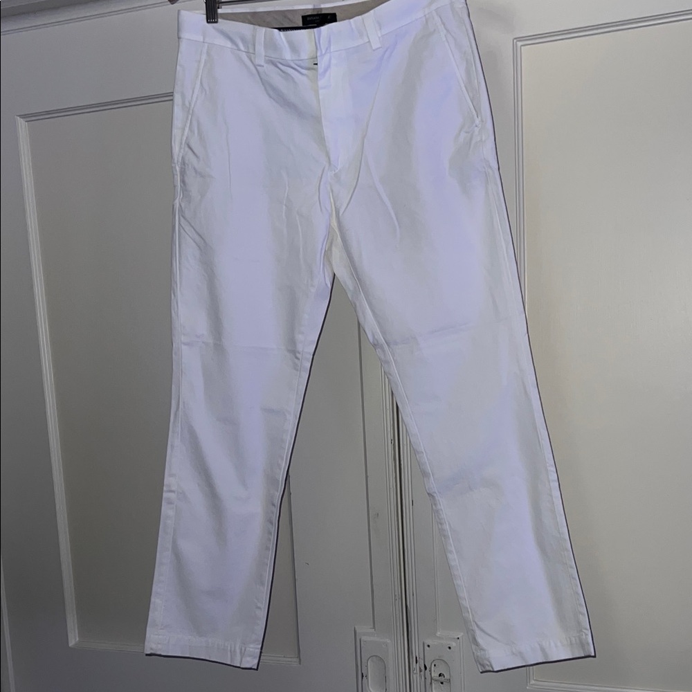Banana Republic Men's Crisp White Chinos